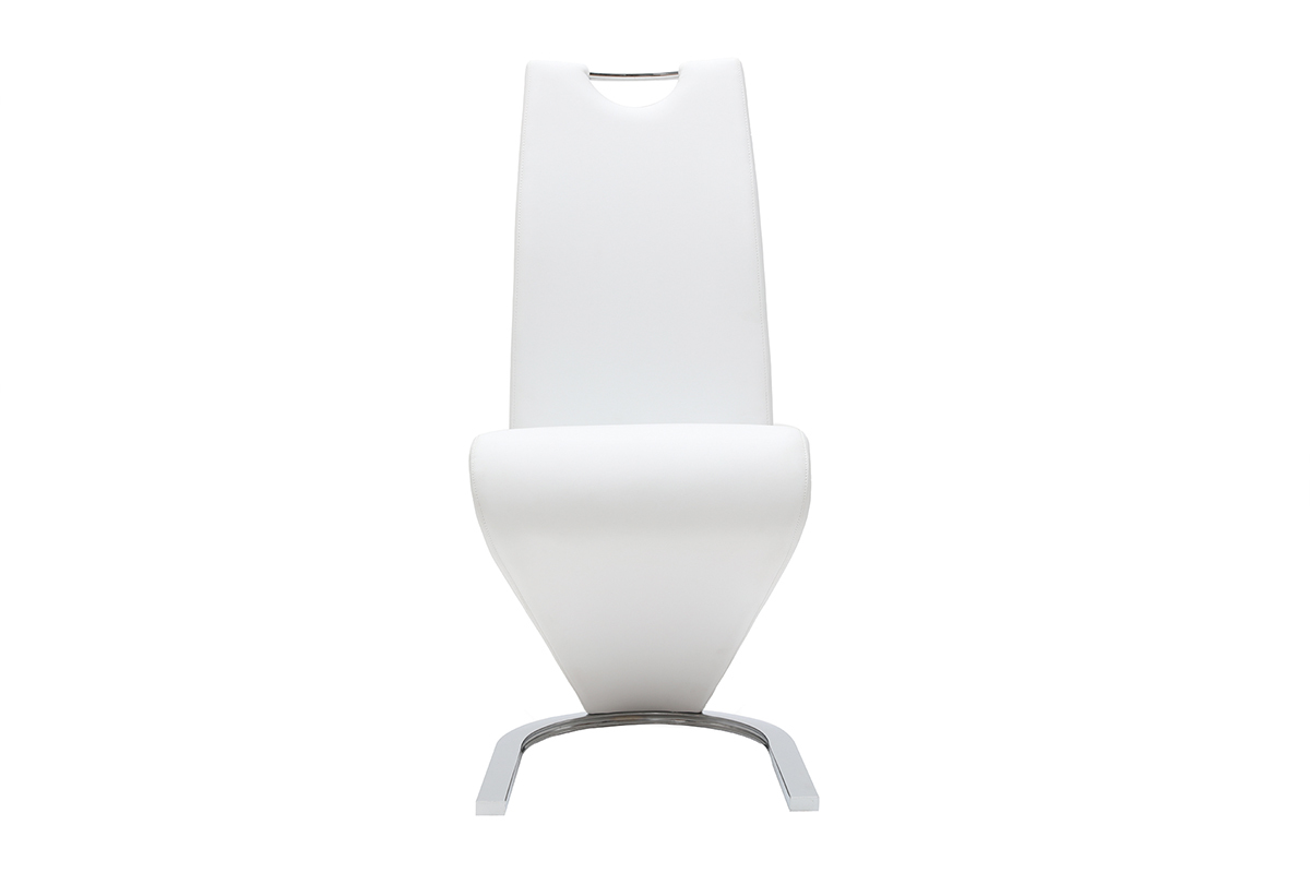 Set di 2 sedie design bianco ANGY