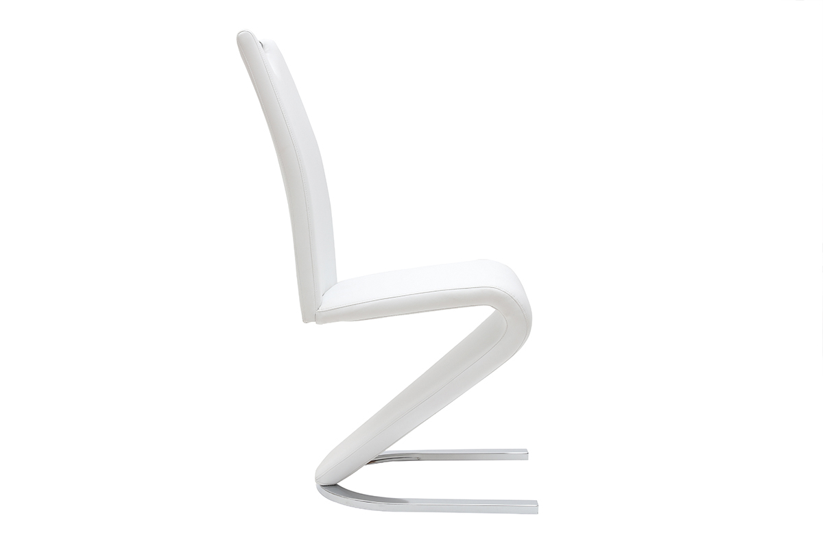 Set di 2 sedie design bianco ANGY