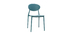 Set di 2 sedie design Blu anatra in polipropilene ANNA