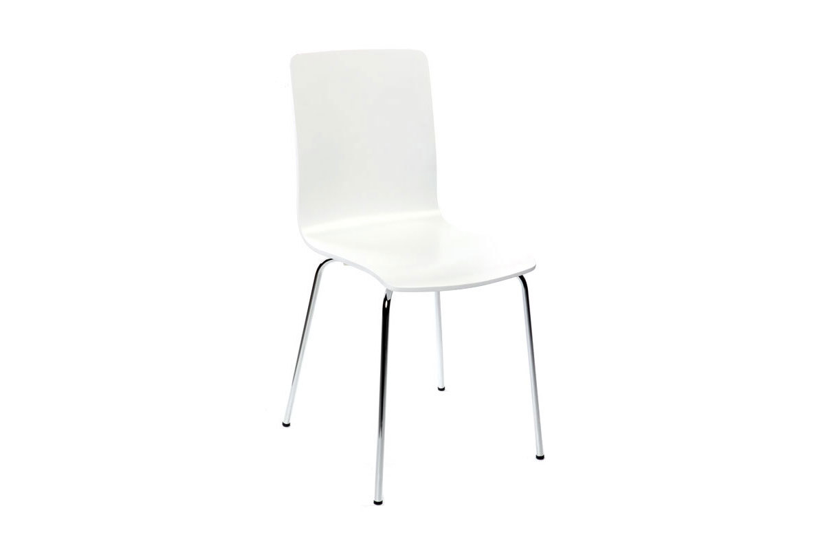 Set di 2 sedie design colore bianco NELLY