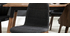 Set di 2 sedie design gambe in noce tessuto grigio antracite JUKE