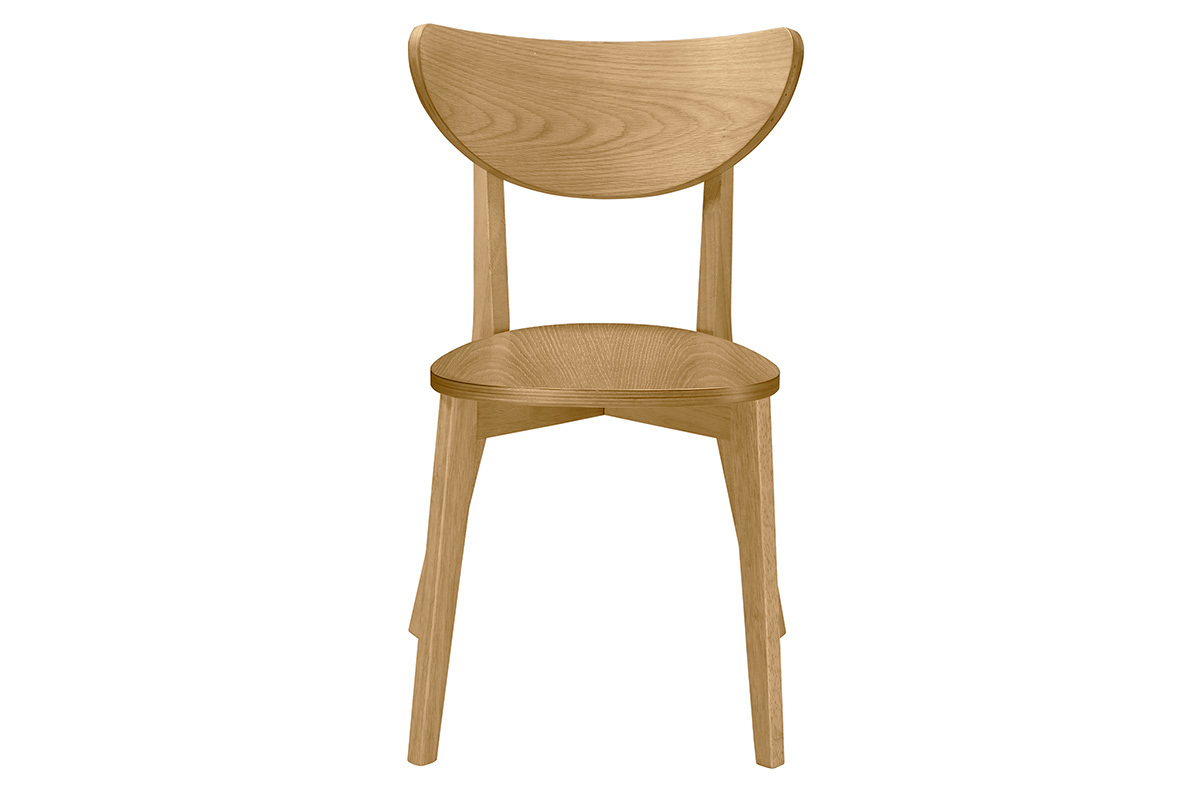 Set di 2 sedie quercia LEENA