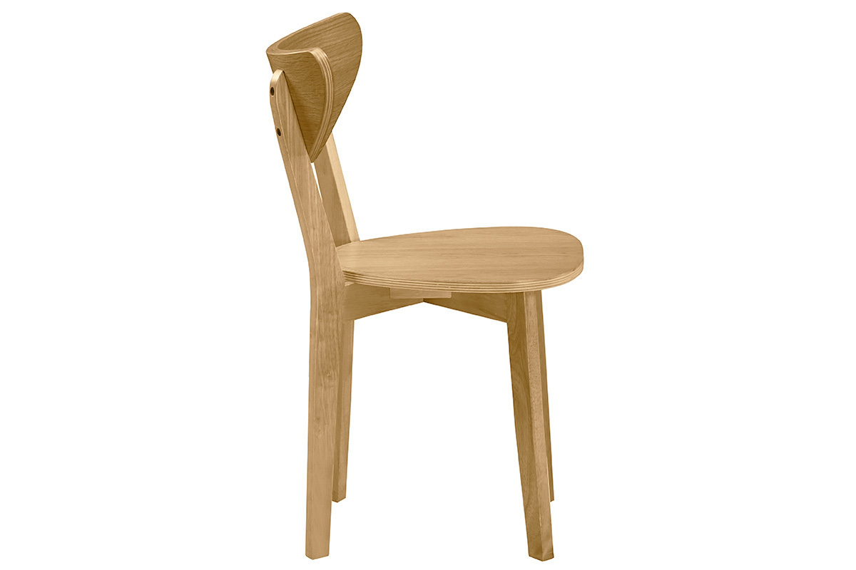 Set di 2 sedie quercia LEENA