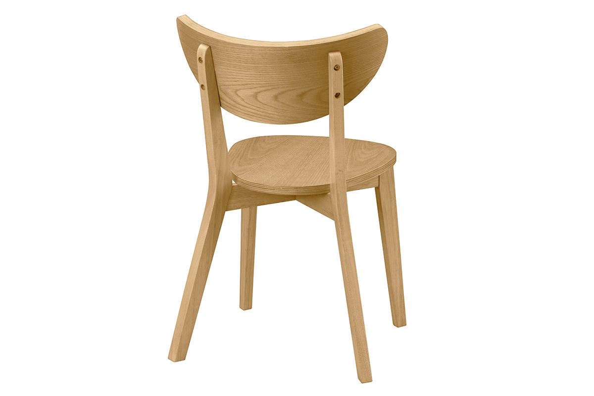 Set di 2 sedie quercia LEENA