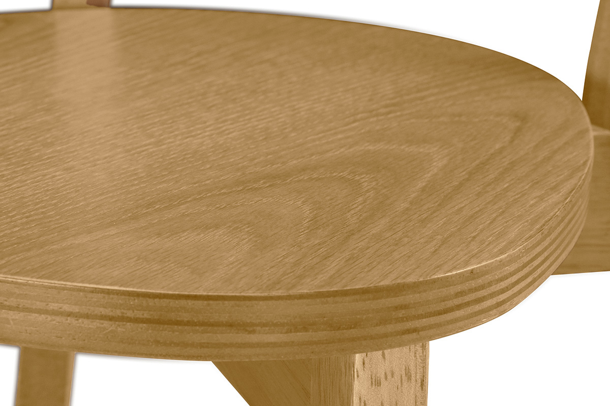 Set di 2 sedie quercia LEENA