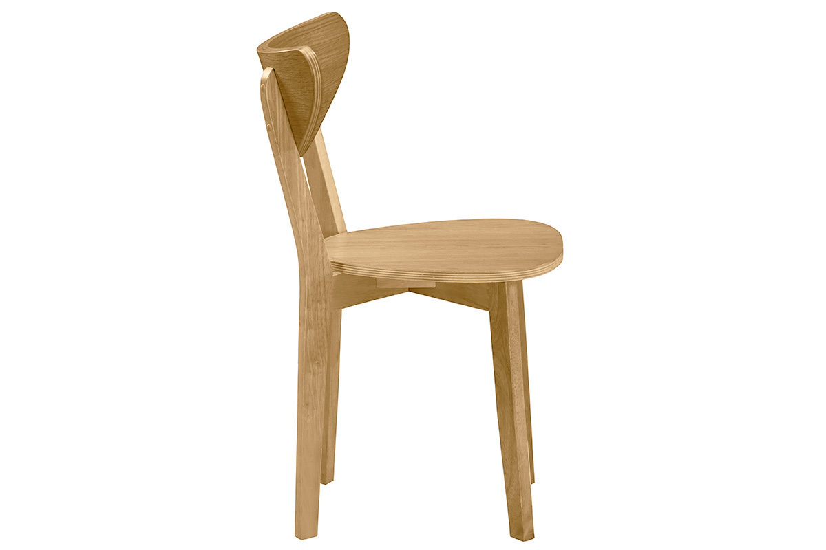 Set di 2 sedie quercia LEENA