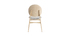 Set di 2 sedie scandinave in legno chiaro e tessuto grigio ELTON