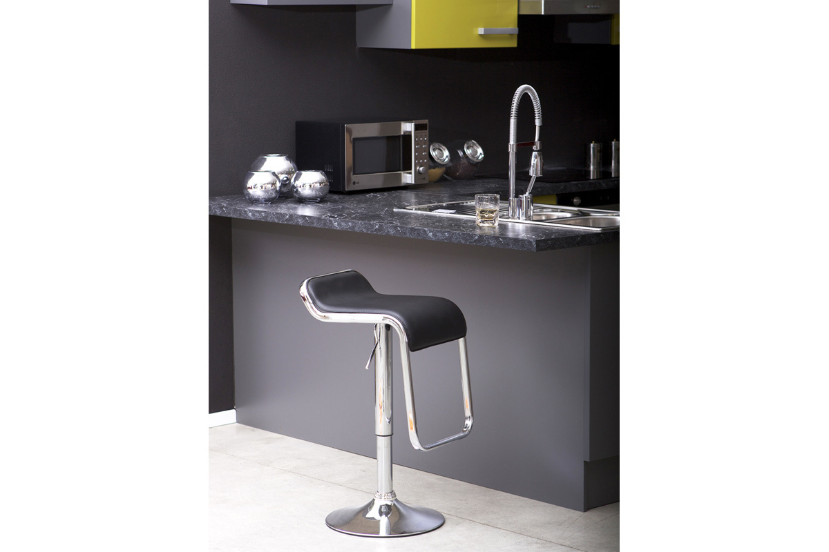 Set di 2 sgabelli Andromede - color nero