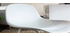 Set di 2 sgabelli da bar design bianchi H65 cm ELLA