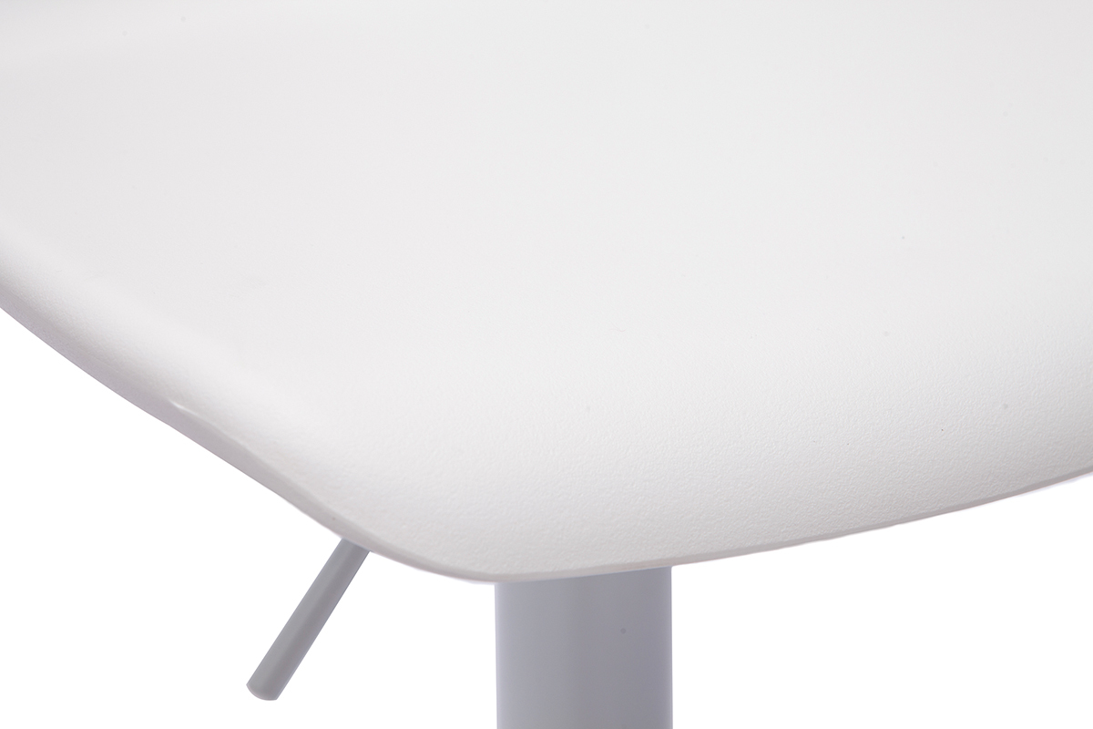 Set di 2 sgabelli da bar design bianchi KRONOS