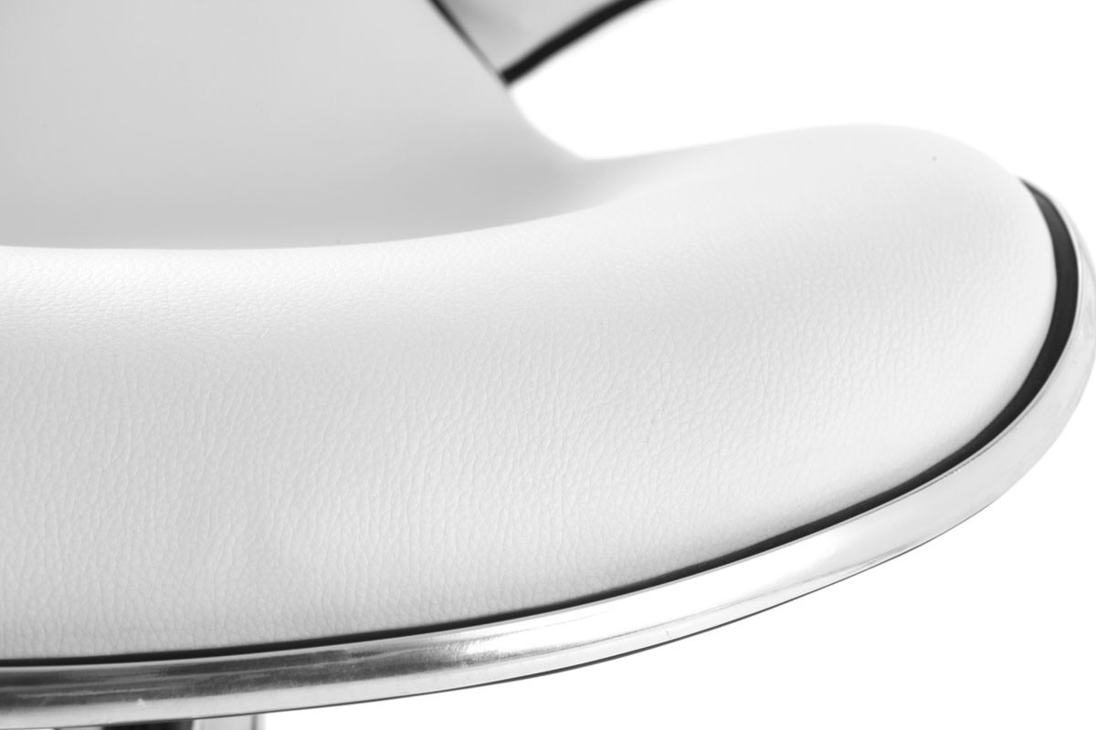 Set di 2 sgabelli da bar design bianco PEGASE