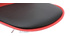 Set di 2 sgabelli da bar design colore rosso e nero STEEVY