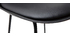 Set di 2 sgabelli da bar design neri piedi metallo 65 cm FRANZ