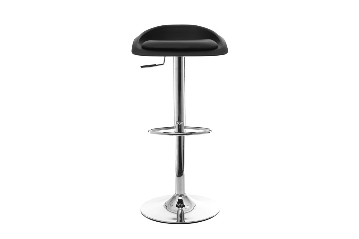 Set di 2 sgabelli da bar design nero SYRIUS