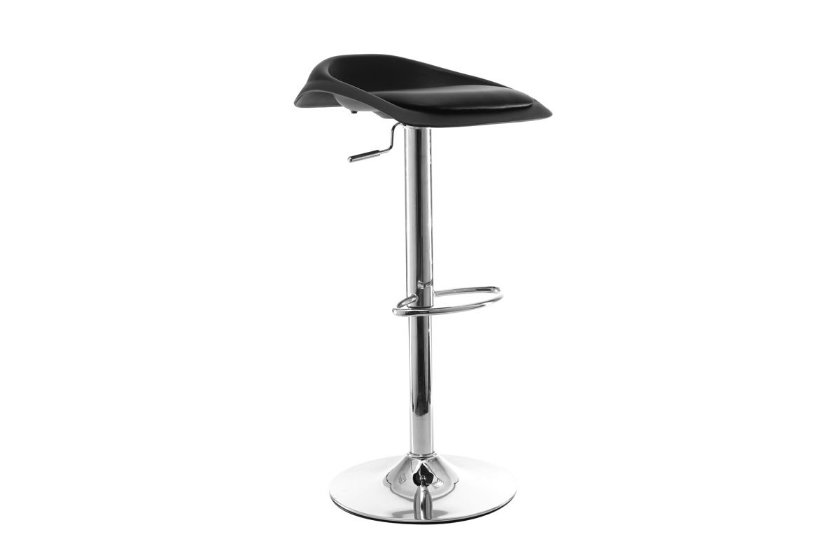 Set di 2 sgabelli da bar design nero SYRIUS
