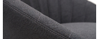 Set di 2 sgabelli da bar design tessuto grigio scuro 65 cm SHERU