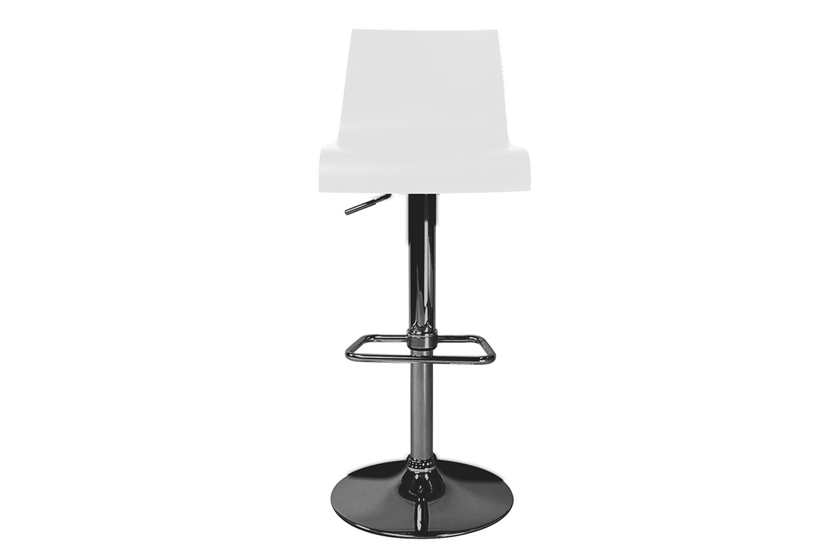 Set di 2 sgabelli da bar NEWSURF Bianco