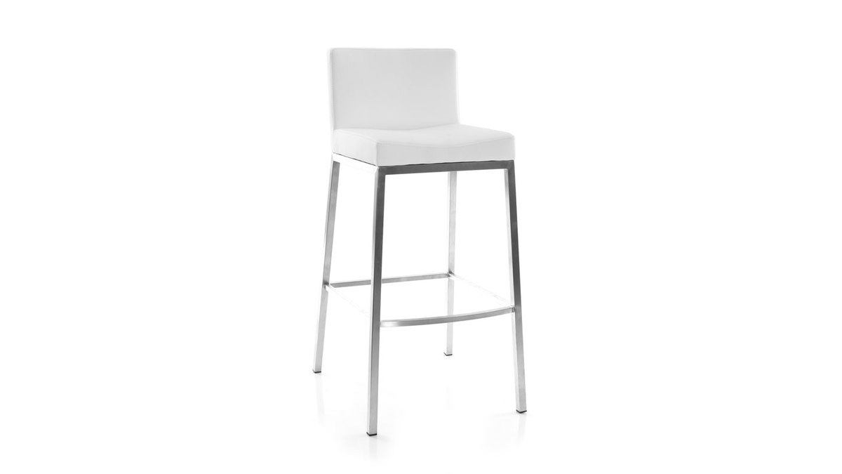 Set di 2 sgabelli design bianco Epsilon