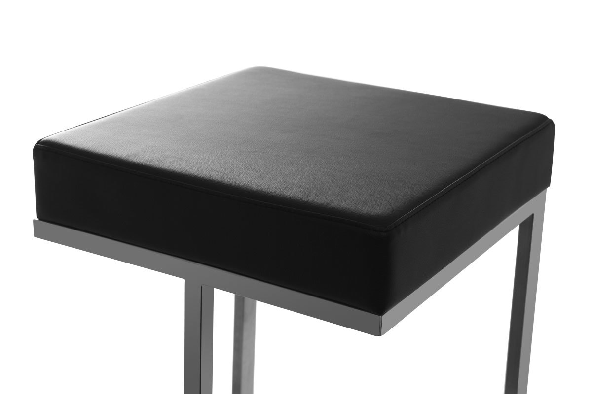 Set di 2 sgabelli design neri Omicron