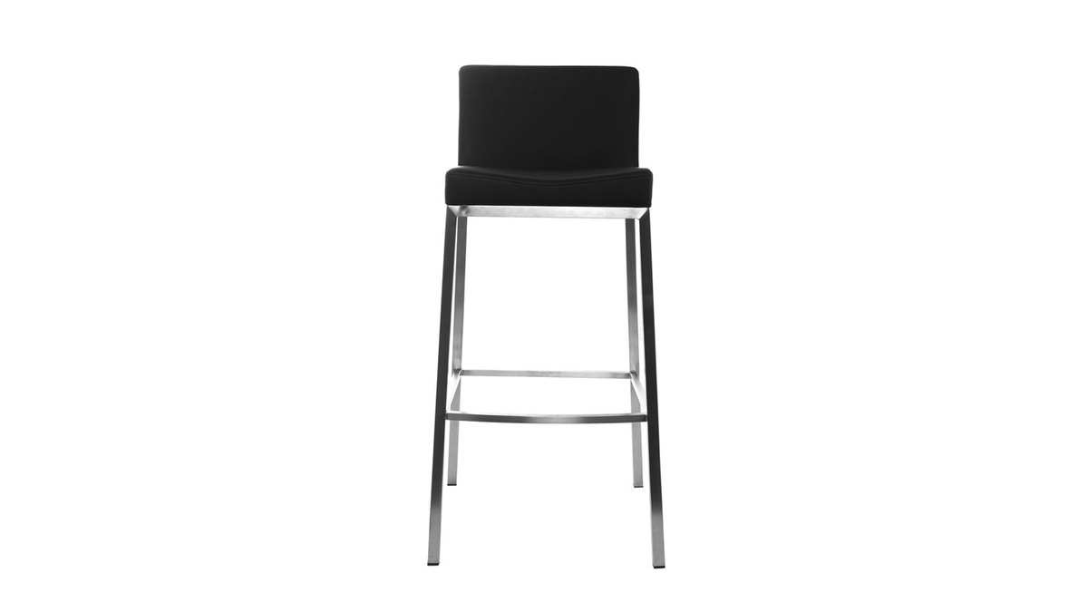 Set di 2 sgabelli design nero Epsilon