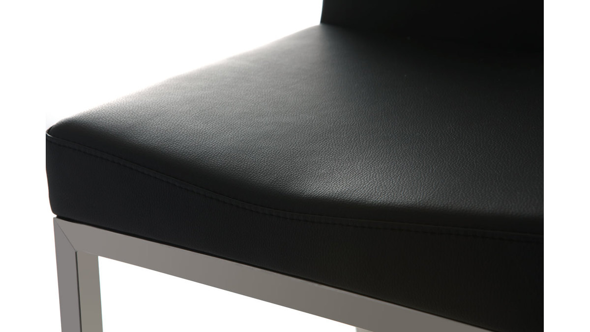 Set di 2 sgabelli design nero Epsilon