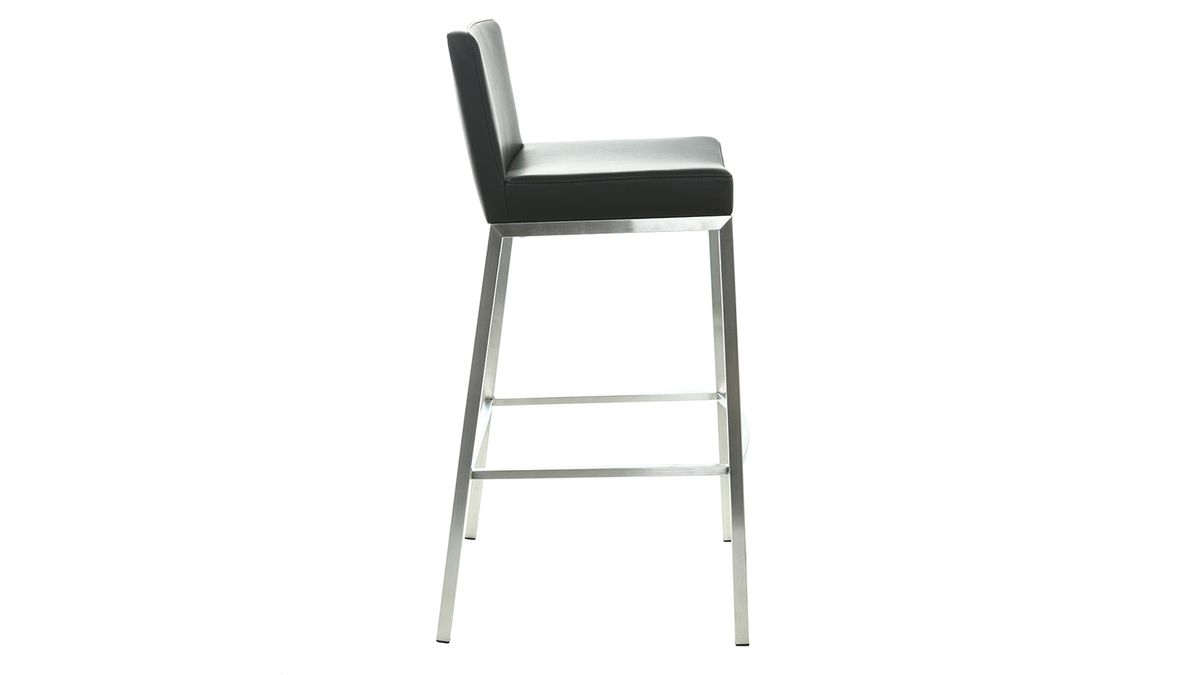 Set di 2 sgabelli design nero Epsilon