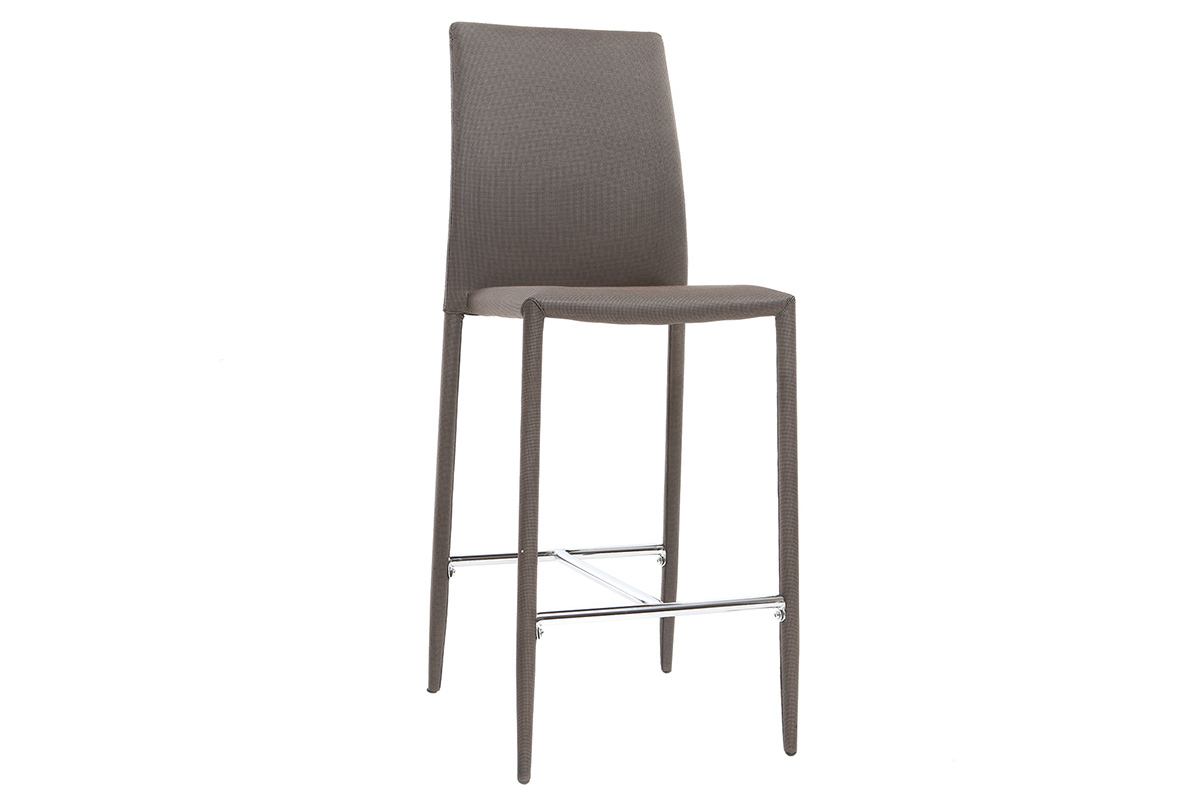 Set di 2 sgabelli / sedie da bar design beige / talpa TALOS