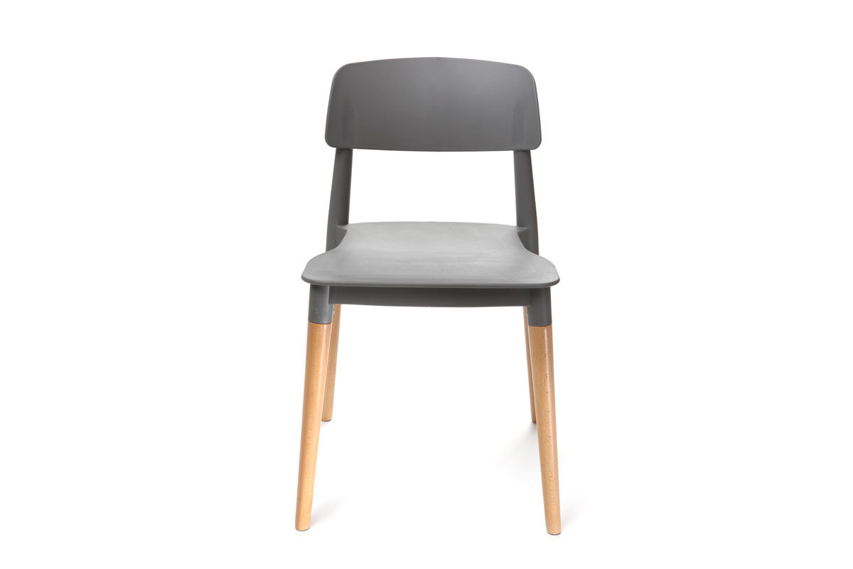 Set di sedie design scandinave grigie GILDA