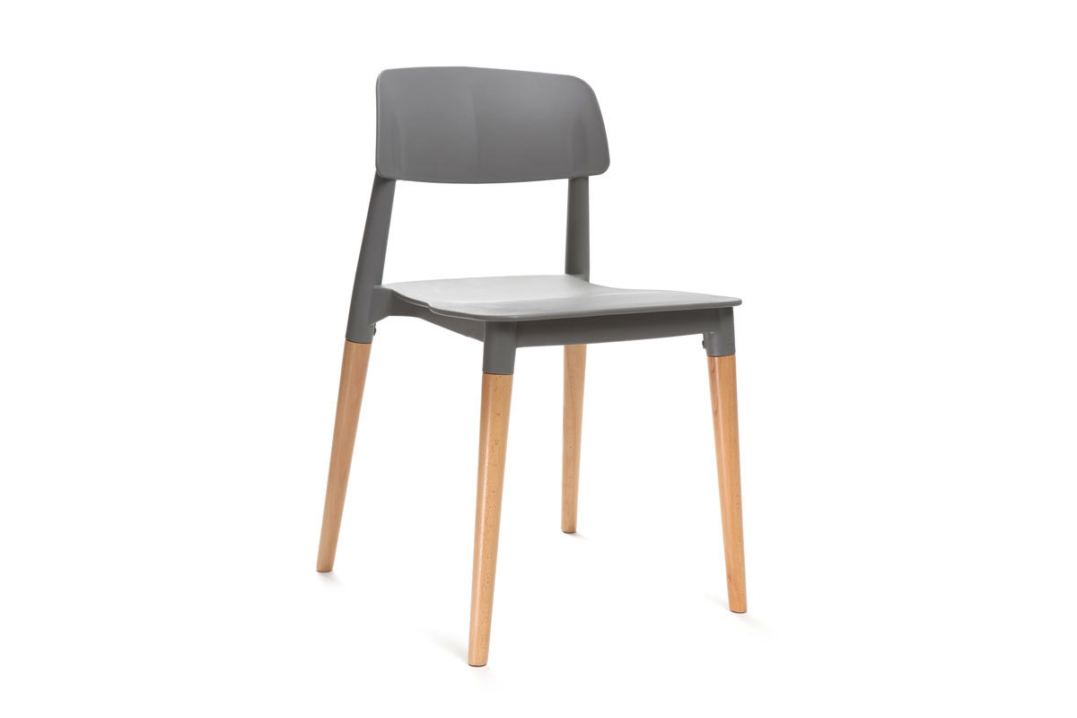 Set di sedie design scandinave grigie GILDA