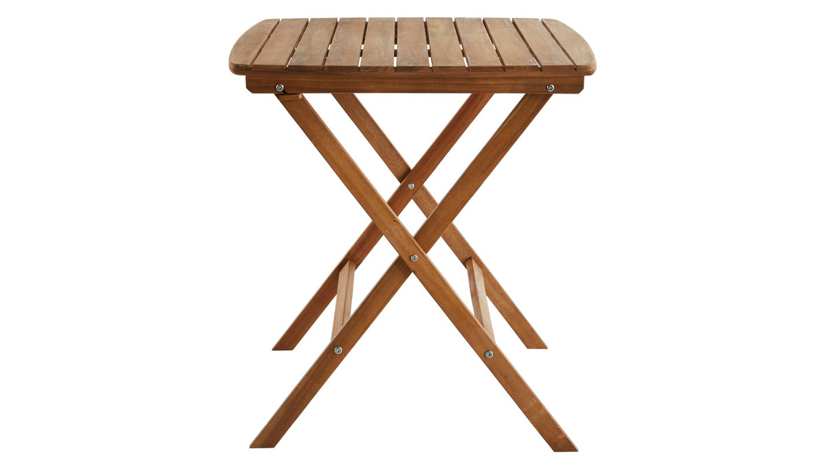 Set tavolo e sedie da giardino pieghevoli in massello di acacia CANOPEE