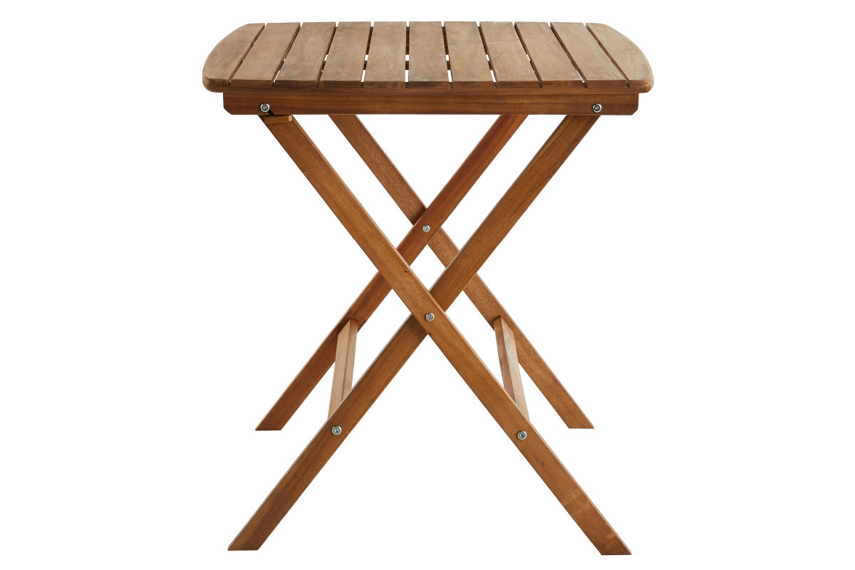 Set tavolo e sedie da giardino pieghevoli in massello di acacia CANOPEE