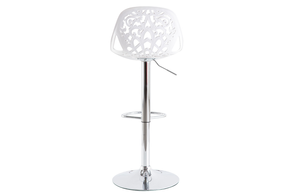 Sgabelli da bar design barocco bianco - set di 2 BAROCCA