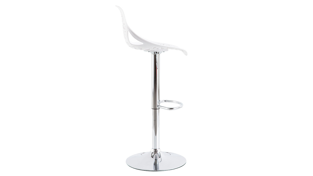 Sgabelli da bar design barocco bianco - set di 2 BAROCCA