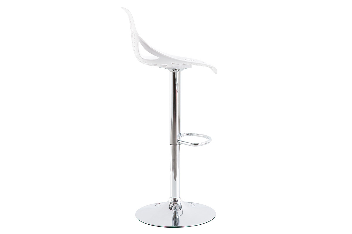 Sgabelli da bar design barocco bianco - set di 2 BAROCCA
