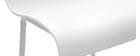 Sgabelli da bar design bianco 76 cm (set di 2) ONA