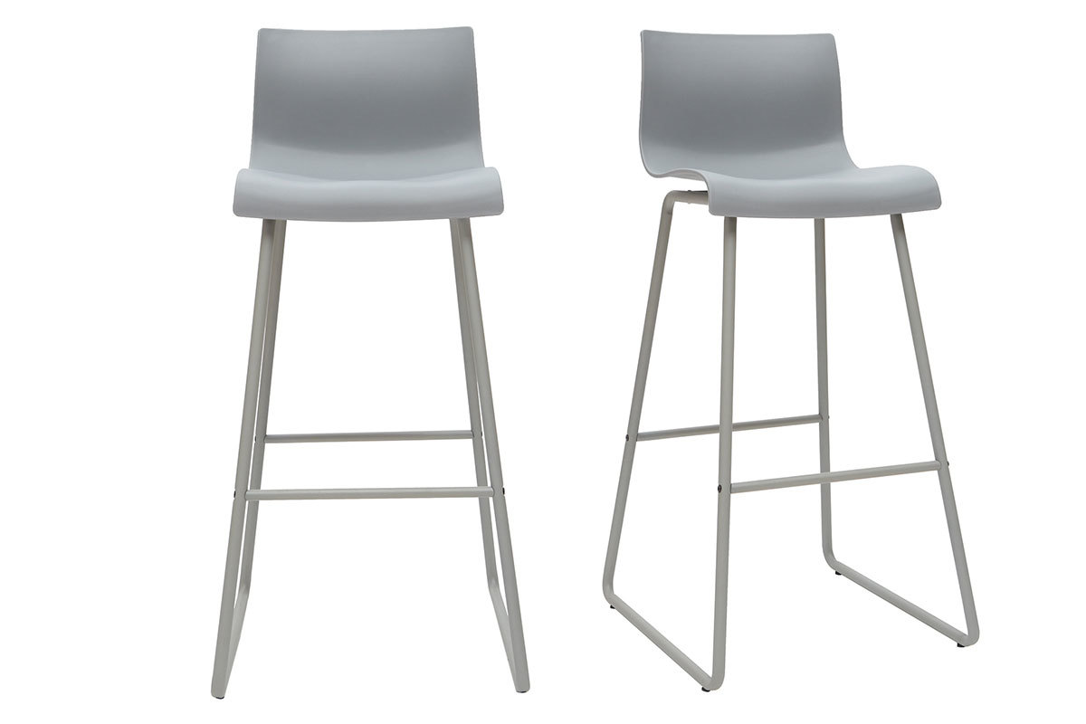 Sgabelli da bar design grigio 76 cm (lotto di 2) ONA