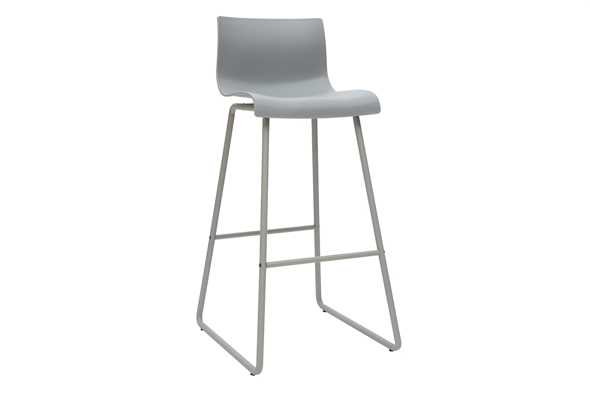 Sgabelli da bar design grigio 76 cm (lotto di 2) ONA
