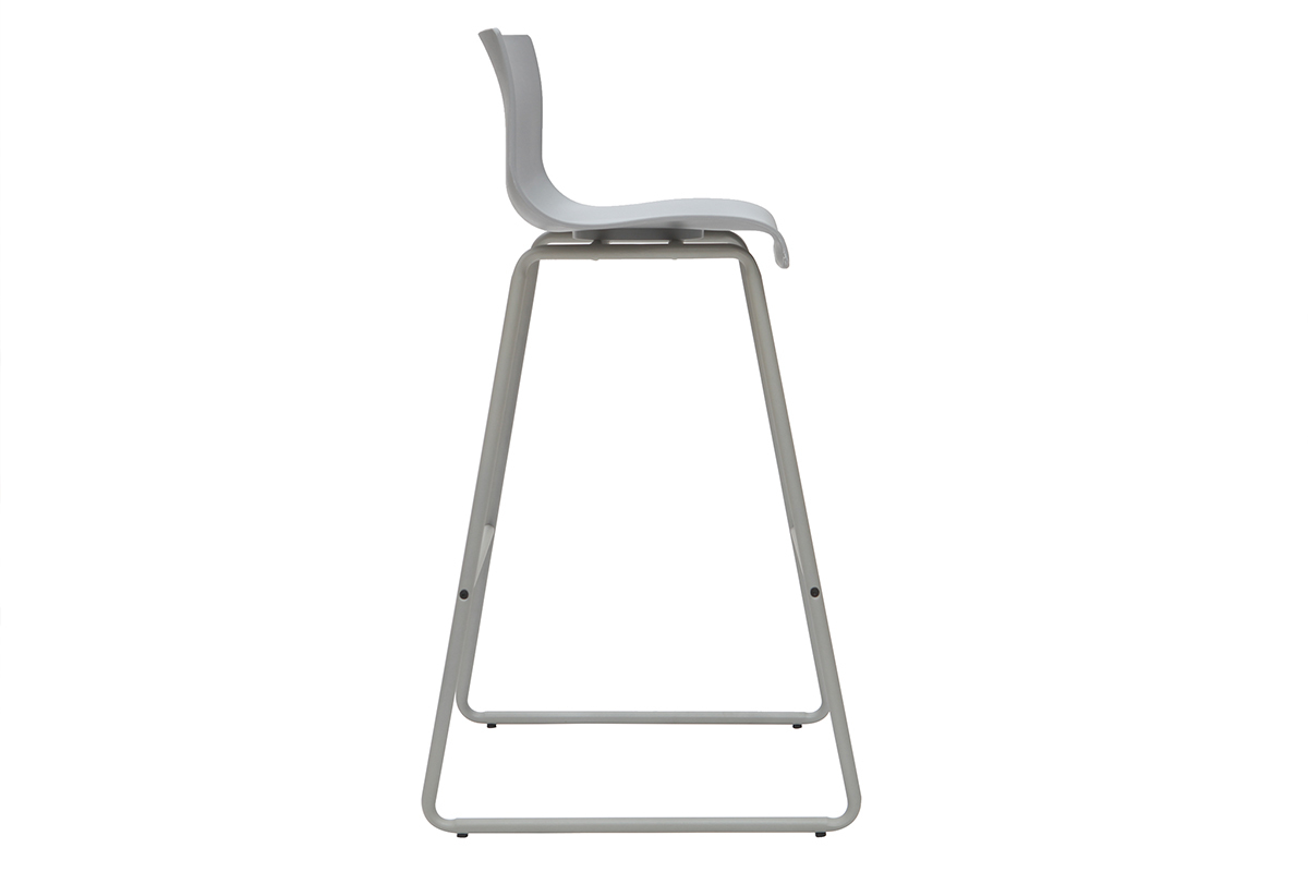 Sgabelli da bar design grigio 76 cm (lotto di 2) ONA
