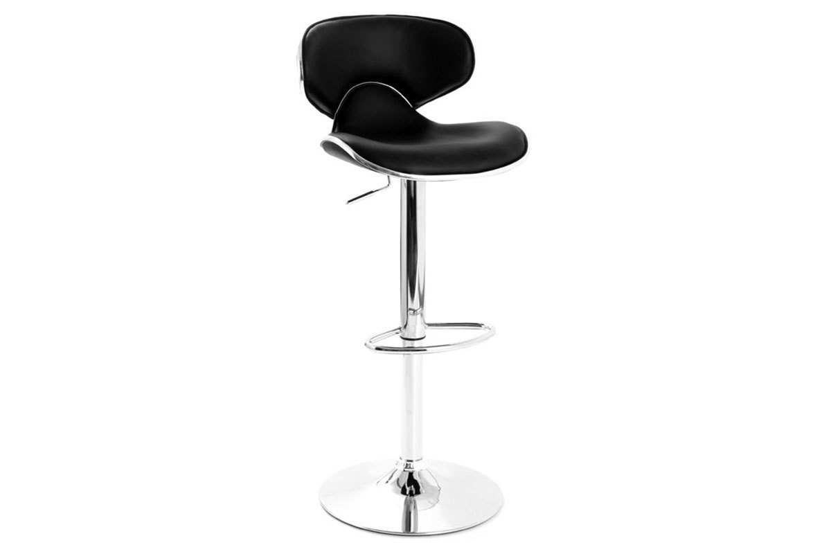 Sgabelli da bar design neri (lotto di 2) PEGASE