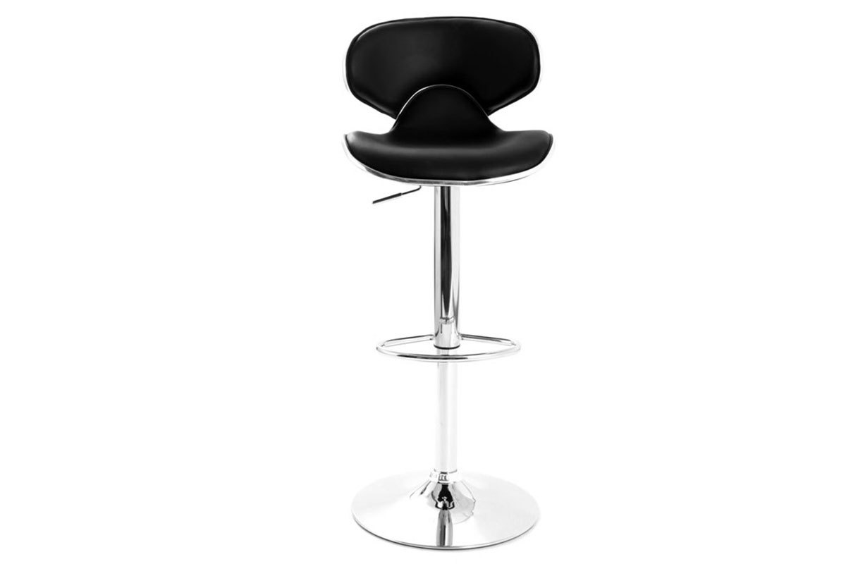 Sgabelli da bar design neri (lotto di 2) PEGASE