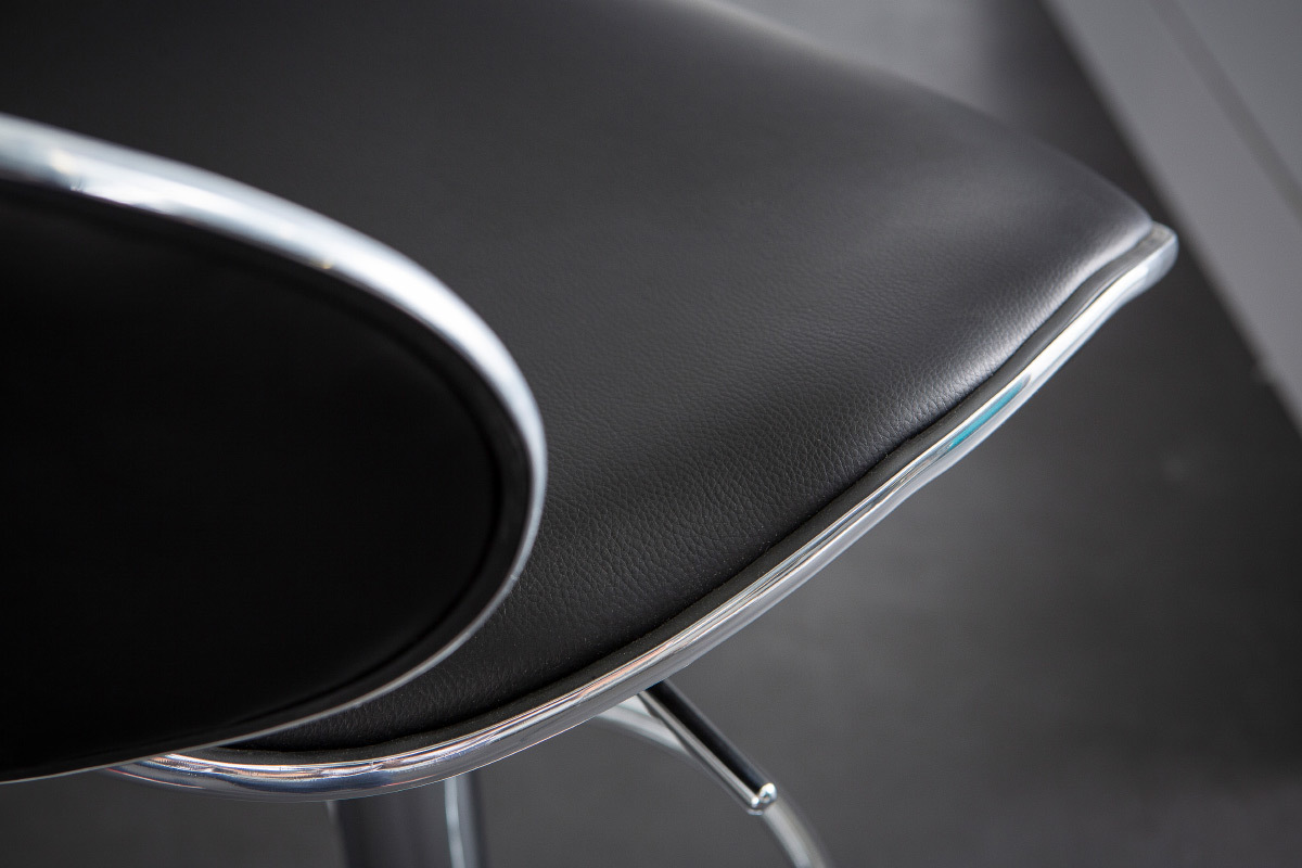 Sgabelli da bar design neri (lotto di 2) PEGASE