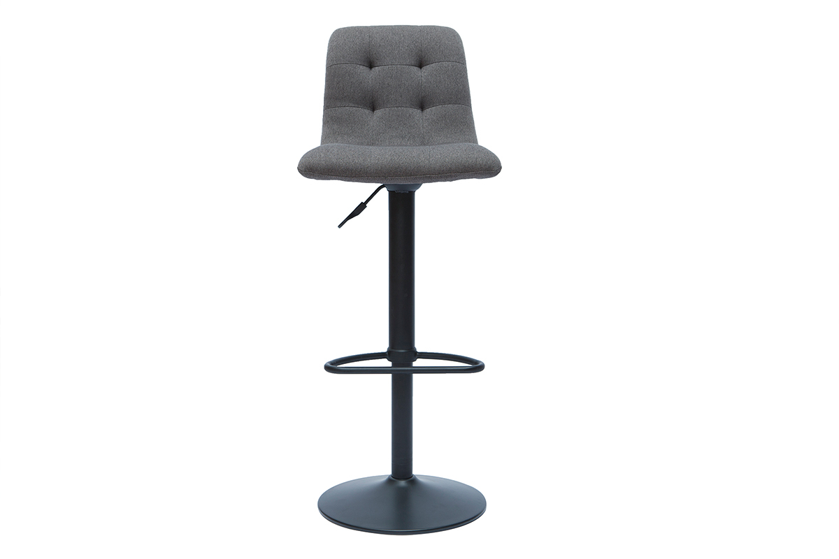 Sgabelli da bar design regolabili grigio (set di 2) ESCAPE