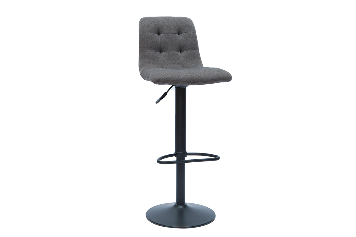 Sgabelli da bar design regolabili grigio (set di 2) ESCAPE
