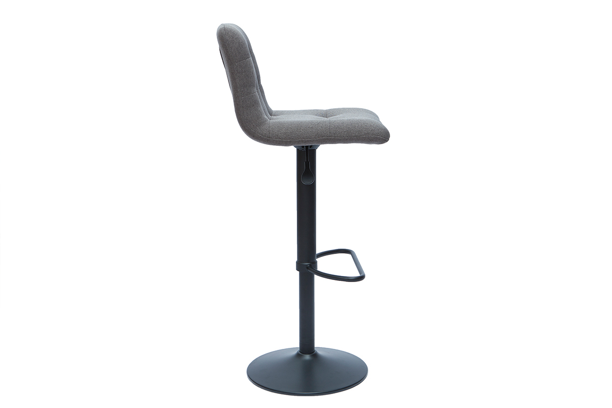 Sgabelli da bar design regolabili grigio (set di 2) ESCAPE