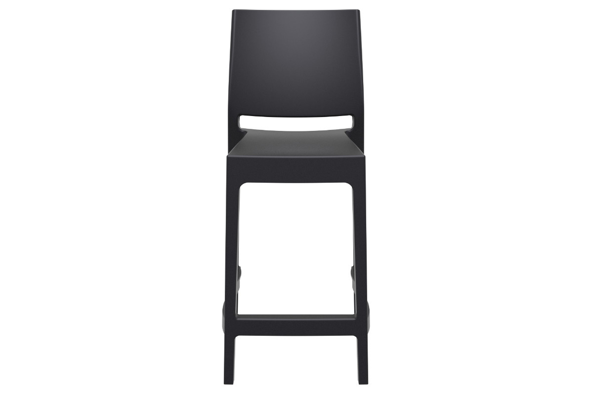 Sgabelli da bar di design impilabili 65 cm neri (set di 4) CALAO
