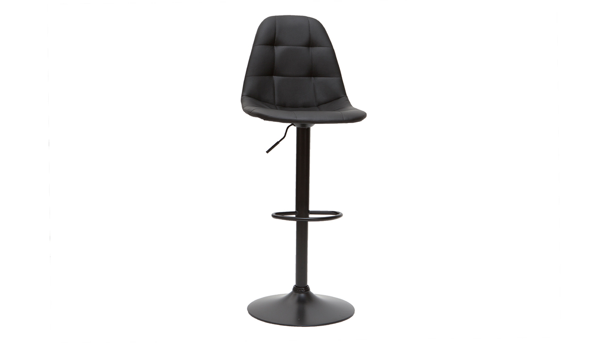 Sgabelli da bar di design regolabili COX nero (set di 2)