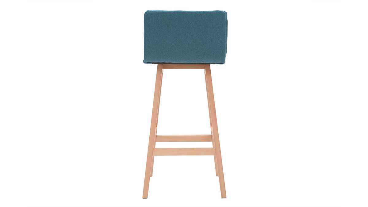 Sgabelli da bar legno e foglia di t 65cm set di 2 JOAN