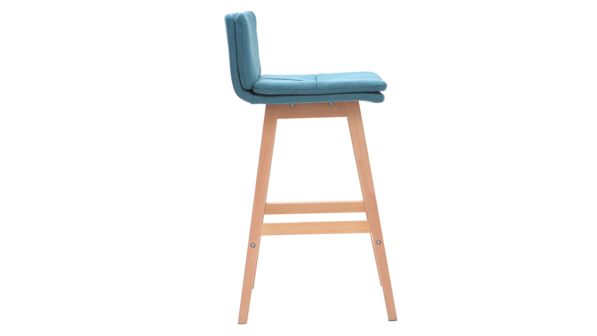 Sgabelli da bar legno e foglia di t 65cm set di 2 JOAN