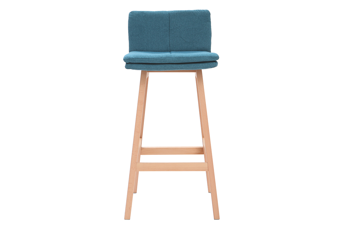 Sgabelli da bar legno e foglia di t 65cm set di 2 JOAN