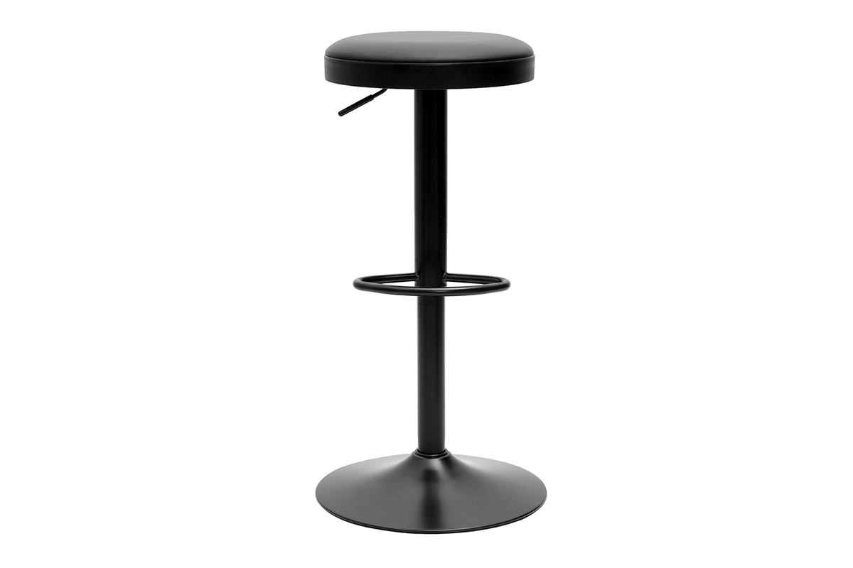 Sgabelli da bar neri regolabili (set di 2) BYRON